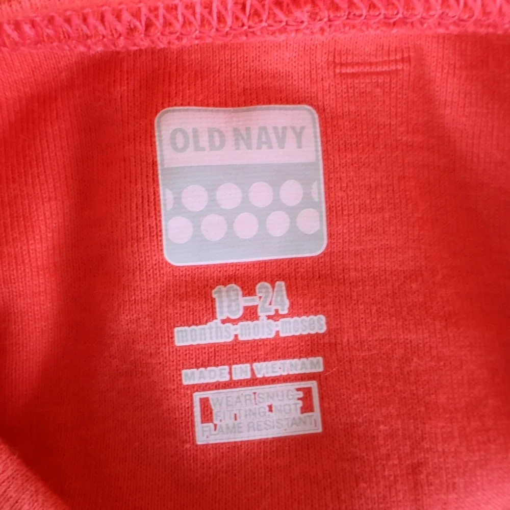 Old Navy Toddler Pajama‎ Set 18-24 Months Skeleton Bones Hearts 100% Cotton NWT